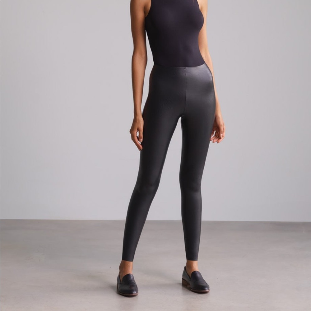 Faux Leather Legging